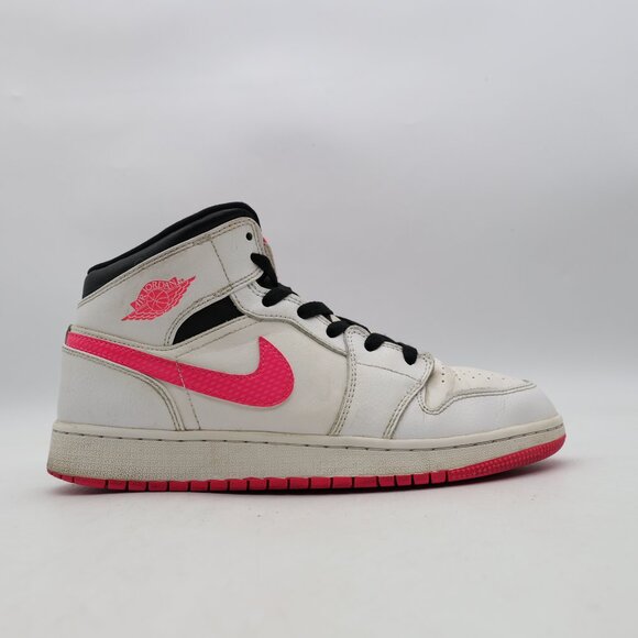 Nike Air Jordan 1 Mid Youth 7 Women’s 8.5 Basketball Sneakers 555112-106 - Picture 1 of 11